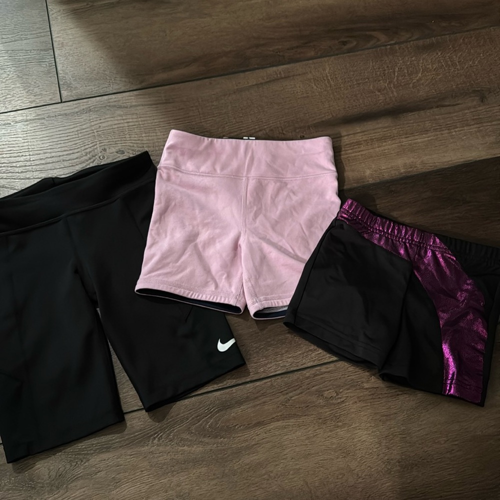 Set of 3 pairs of biker shorts for girls size XS
